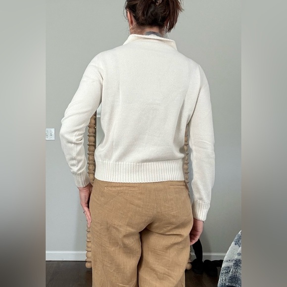 D. Exterior Cashmere Blend Mock Neck Sweater - Picture 6 of 10